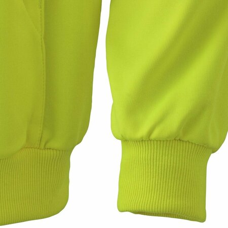 Pioneer Fleece Safety Hoodie, Hi-Vis Yellow, 2XL V1060560U-2XL